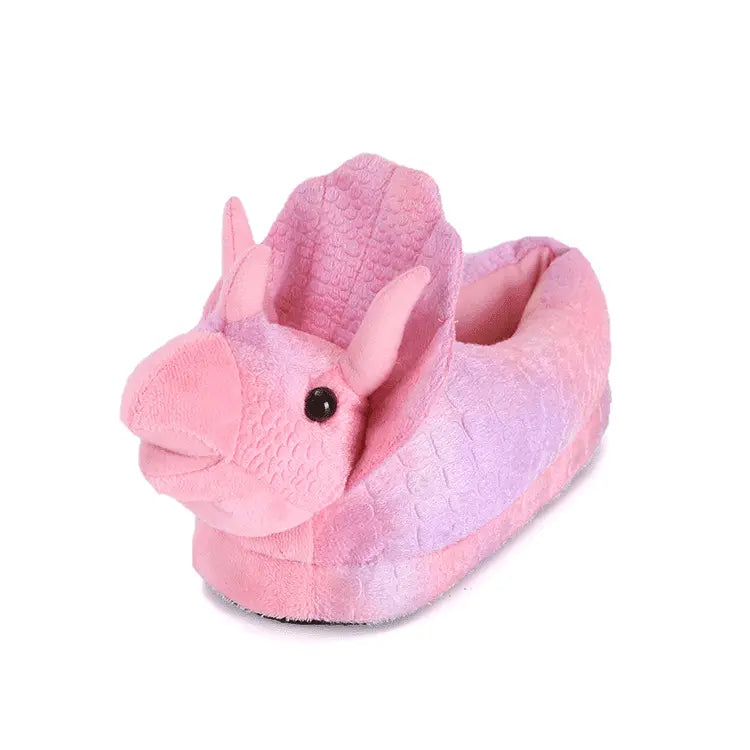 Image Chaussons Dinosaure Rose