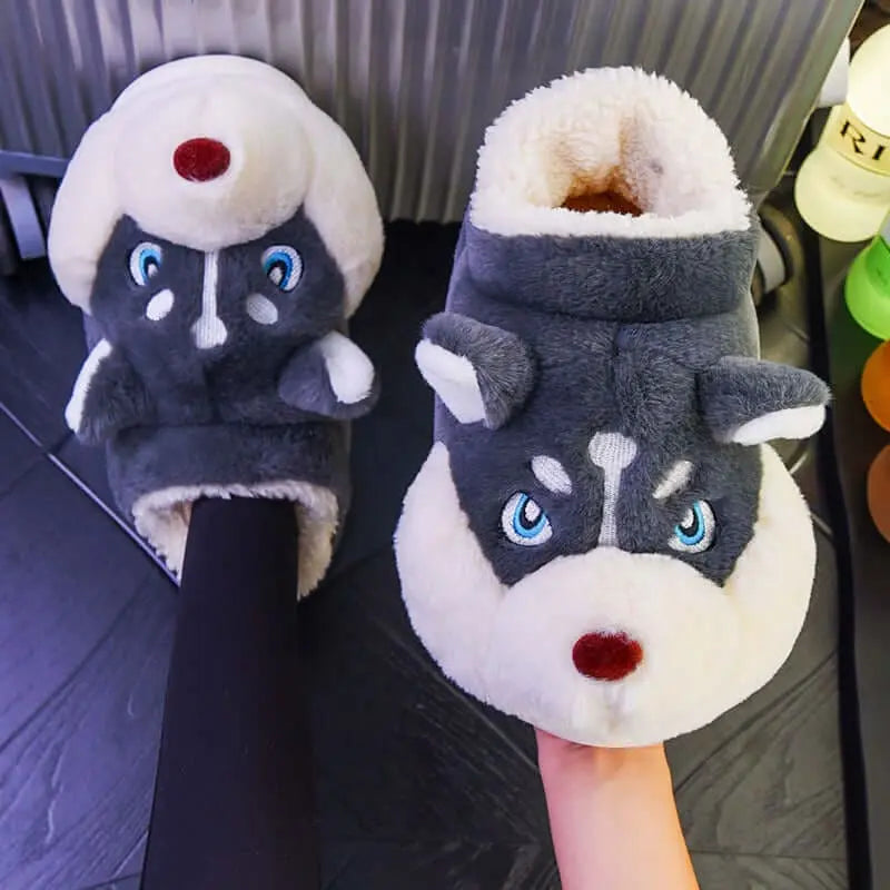 Image Chaussons Husky Gris foncé