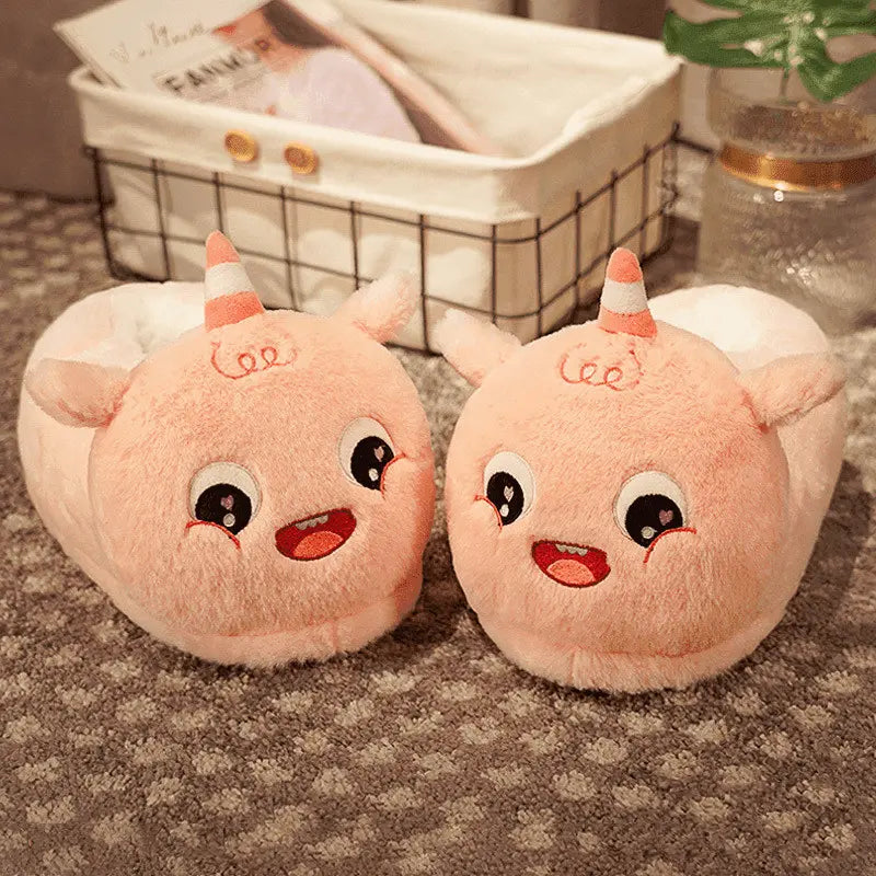 Image Chaussons Licorne Kawaii