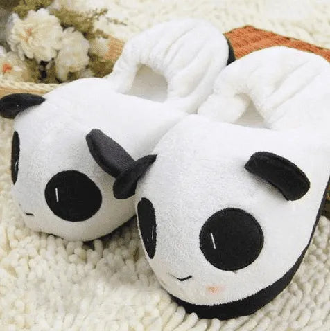 Image Chaussons Panda Content Kawaii présentés