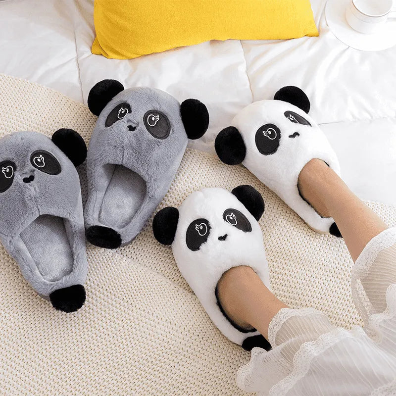 Image Chaussons Panda en Peluche