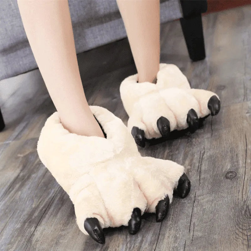 Image Chaussons Patte d'Ours Blanc