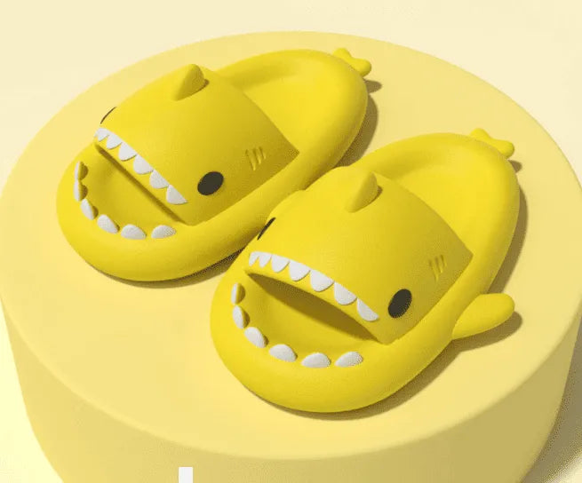 Image Claquettes Requin Souple Jaune