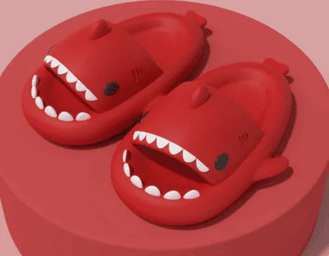 Image Claquettes Requin Souple Rouge