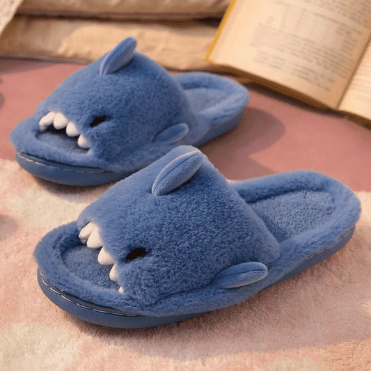 Image Pantoufles Requin Bleu